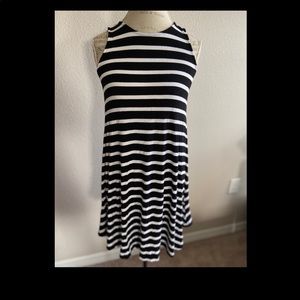 Black and White swing Dress